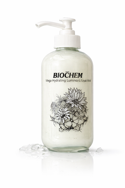 Esencia facial de Leche Cristalina Luminosa Megahidratante.